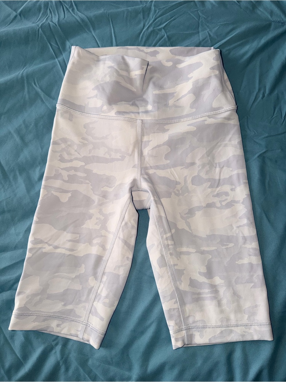 lululemon athletica White Camo Kids Bike Shorts